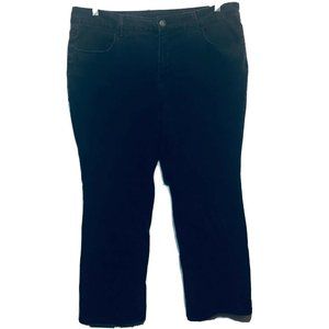 Faded Glory Womens Jeans Size 22W Black P82